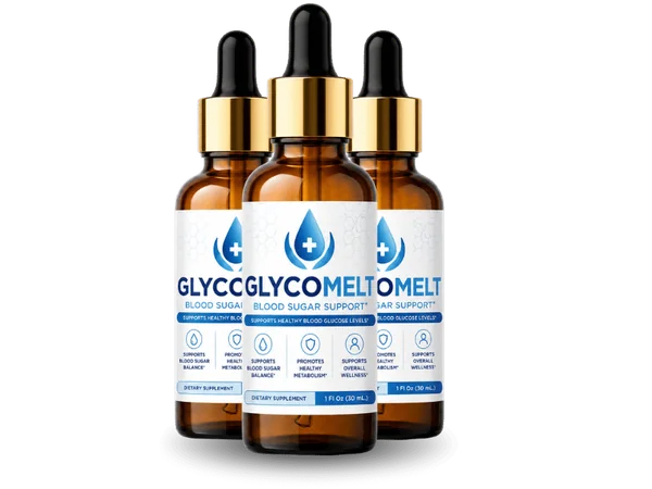 Glycomelt liquid blood sugar support formula three bottle pack